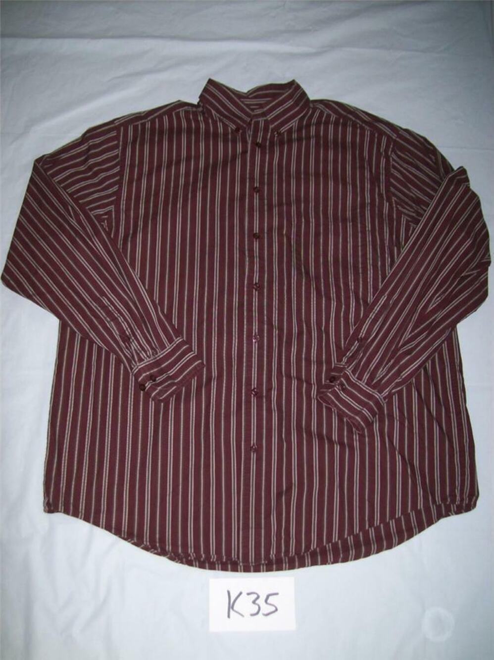 Roundtree & Yorke Shirt Longsleeve Size XL Mens -1112K35